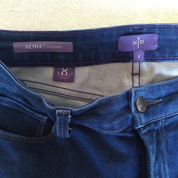 NYJD Not Your Daughter's Jeans Alina Legging Size 4 - Picture 3 of 9